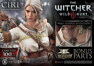 Ciri Fiona Elen Riannon The Witcher 3: Wild Hunt Museum Masterline Bonus Version 1/3 Figurka 81 cm