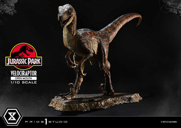 Velociraptor Open Mouth Jurassic Park Prime Collectibles 1/10 Figurka 19 cm