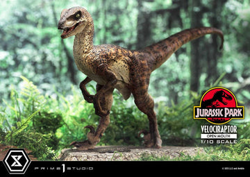 Velociraptor Open Mouth Jurassic Park Prime Collectibles 1/10 Figurka 19 cm