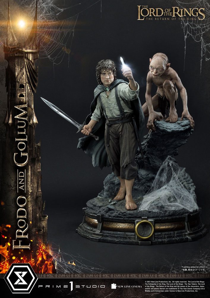 Frodo & Gollum Lord of the Rings Bonus Version 1/4  Figurka 46 cm