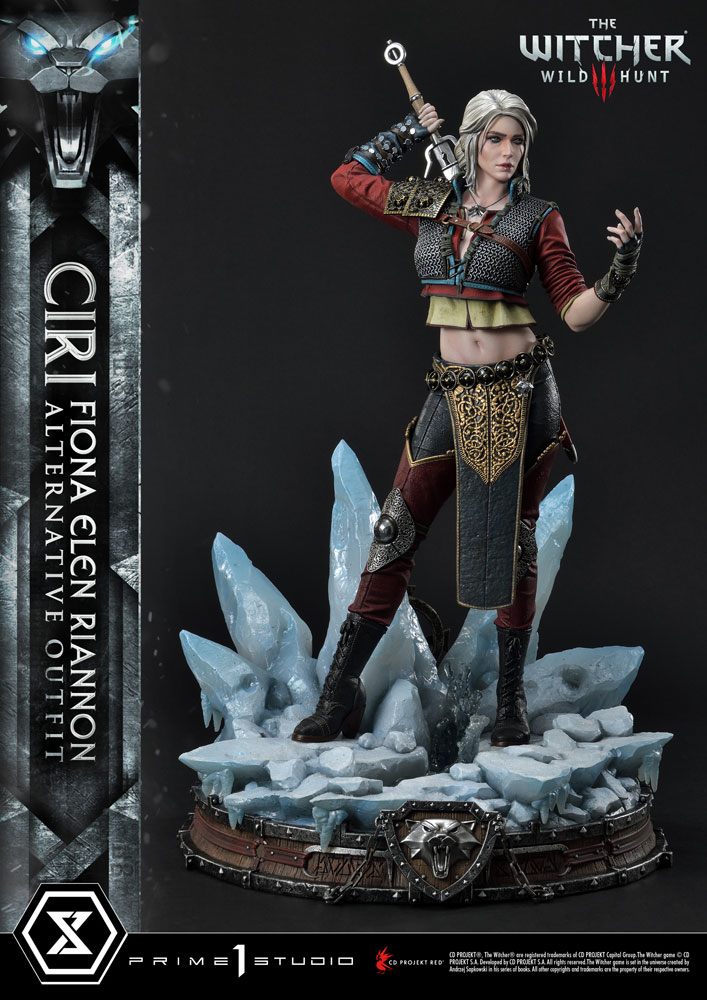 Cirilla Fiona Elen Riannon Alternative Outfit Witcher 3 Wild Hunt 1/4 Figurka 55 cm