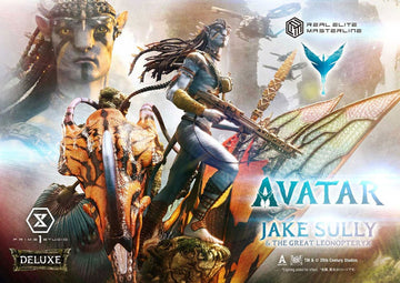 Jake Sully & The Great Leonopteryx Avatar(Film) Real Elite Masterline Series Deluxe Bonus Version 1/4 Figurka 87 cm