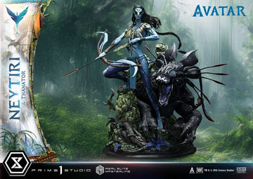 Neytiri & Thanator Avatar (Film) Real Elite Masterline Series 1/4 Figurka 75 cm