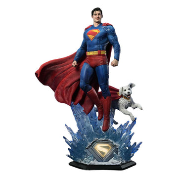 Superman with Krypto DC Movie Superman 2025 Real Elite Masterline Series 1/3 Figurka 95 cm