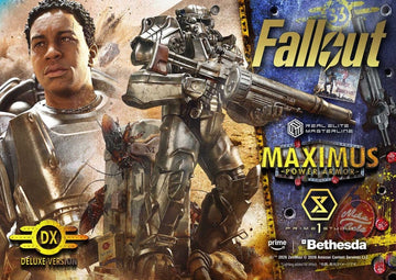 Maximus Power Armor Fallout Real Elite Masterline DX Bonus Version 1/4 Figurka 67 cm