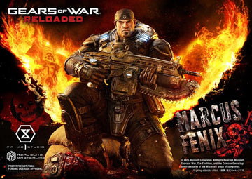 Marcus Fenix Gears of War: Reloaded Real Elite Masterline Series 1/3 Figurka 97 cm