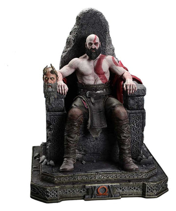 Ragnarok Master Thyself Kratos Throne Legacy God of War Series 1/3 Figurka 67 cm