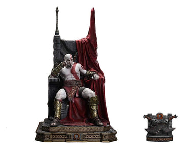 Ragnarok Young Thyself Kratos Throne Legacy God of War Series Bonus Version 1/3 Figurka 91 cm