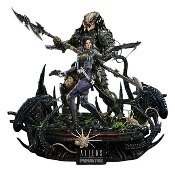 Machiko & Broken Tusk Predator Aliens vs. Predator (Comic) Ultimate Premium Masterline 1/4 Figurka 79 cm