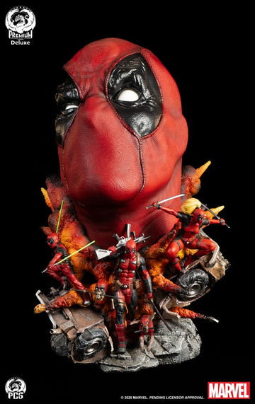 Deadpool Marvel Fine Art Bust Deluxe Edition Figurka 42 cm