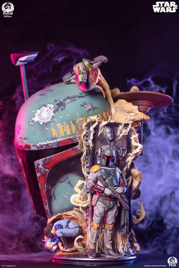 Boba Fett  Star Wars The Empire Strikes Back Fine Art Bust Deluxe Edition Figurka 50 cm