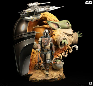 The Mandalorian Star Wars Fine Art Bust Figurka 41 cm