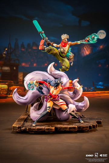 2XKO Ekko & Ahri League of Legends Diorama 1/10 Figurka 30 cm