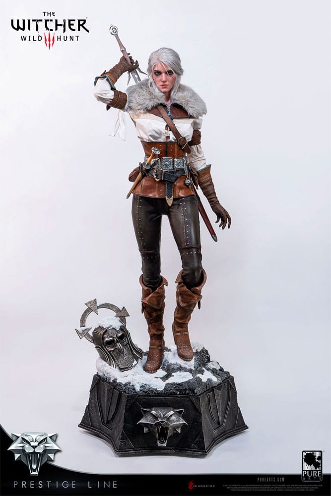 Ciri of Cintra The Witcher Prestige Line Statue 1/2 Figurka 111 cm