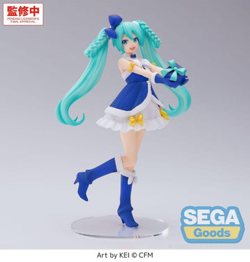Hatsune Miku Sapphire Christmas Ver. Character Vocal Series 01 High Premium Figurka 21 cm