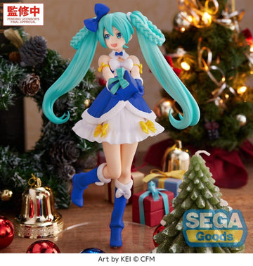 Hatsune Miku Sapphire Christmas Ver. Character Vocal Series 01 High Premium Figurka 21 cm