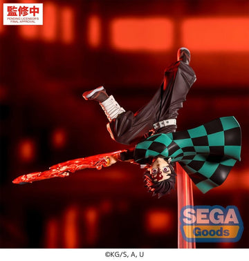 Tanjiro Kamado Hinokami Kagura Setting Sun Transformation Demon Slayer: Kimetsu no Yaiba Luminasta Figurka 15 cm