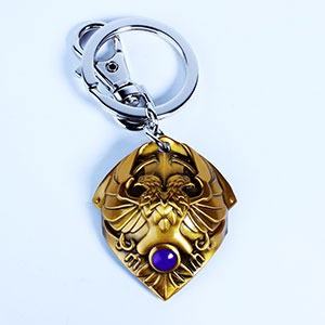 Custodian Shoulder Plate Warhammer 40K Metal Keychain Breloczek