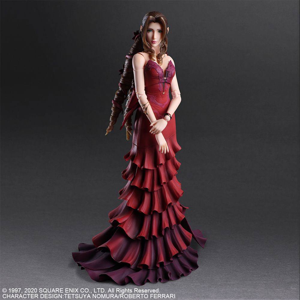 Aerith Gainsborough Dress Version Final Fantasy VII Remake Play Arts Kai Figurka 25 cm