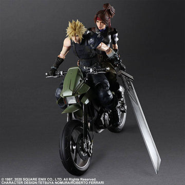 Jessie, Cloud & Bike Final Fantasy VII Remake Play Arts Kai Figurka