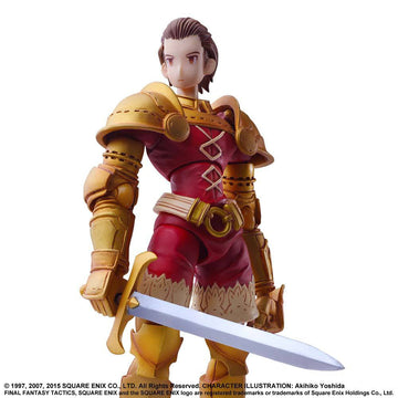 Delita Heiral Final Fantasy Tactics Bring Arts Figurka 14 cm