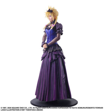 Cloud Strife Dress Ver. Final Fantasy VII Remake Static Arts Gallery Figurka 28 cm