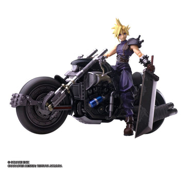 Cloud Strife & Hardy-Daytona Final Fantasy VII Bring Arts Figurka 15 cm