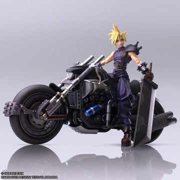 Cloud Strife & Hardy-Daytona Final Fantasy VII Bring Arts Figurka 15 cm