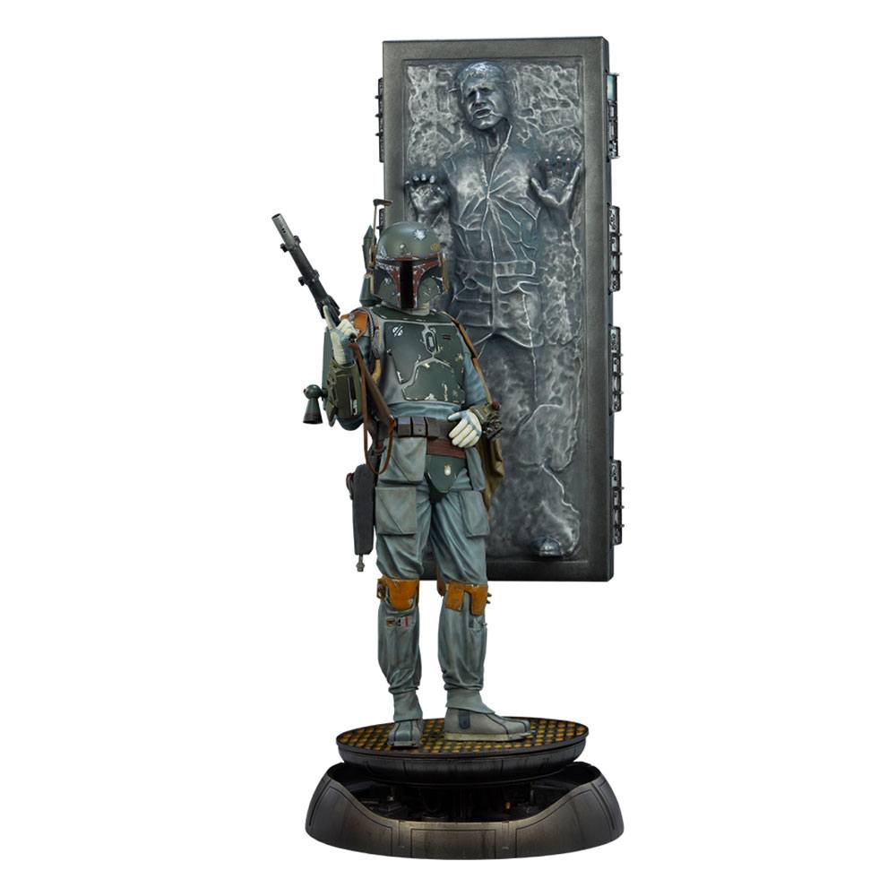 Boba Fett and Han Solo in Carbonite Star Wars Premium Format Figurka 70 cm