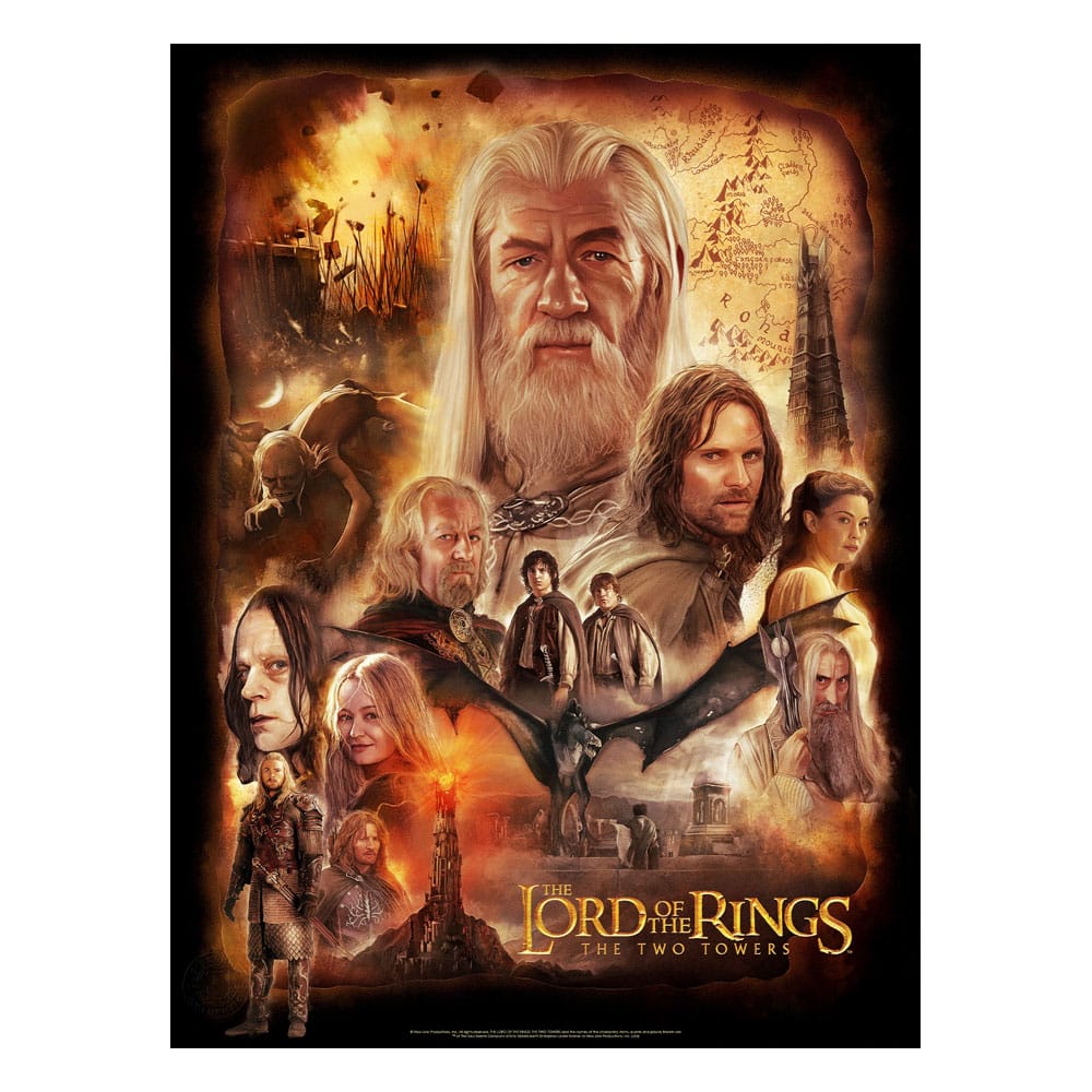 Lord of the Rings Art Print The Two Towers 46 x 61 cm unframed