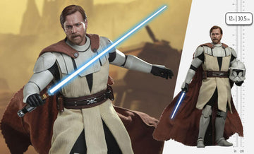 Obi-Wan Kenobi Star Wars The Clone Wars 1/6 Figurka 30 cm