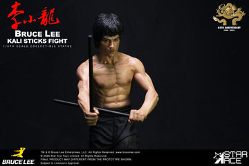 Bruce Lee Kali Sticks Fight Deluxe Basement Version Enter the Dragon Movie 1/6 Figurka 30 cm