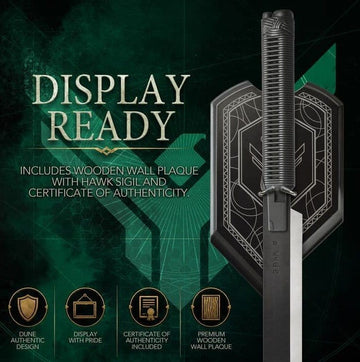 Duncan Idaho Shortsword with Wall Mount Dune 1/1 Replica 63 cm