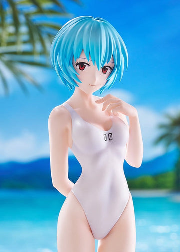 Rei Ayanami (Bikini Style) Rebuild of Evangelion Pop Up Parade Beach Queens L Size Figurka 22 cm