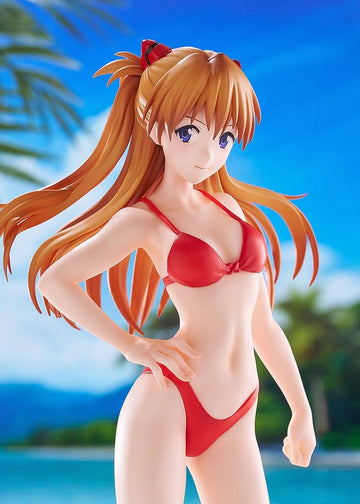 Asuka Shikinami Langley (Bikini Style) Rebuild of Evangelion Pop Up Parade Beach Queens L Size Figurka 23 cm