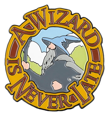 Lord of the Rings Magnet A Wizard Is Never Late (Enamel) 7 cm Magnes