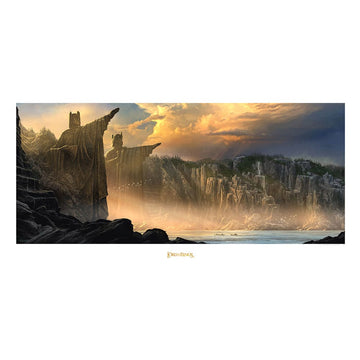 Lord of the Rings Art Print Argonath - Pillars of the Kings 59 x 30 cm