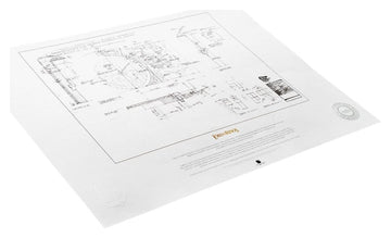 Lord of the Rings Blueprint Art Print The Grey Havens 59 x 42 cm