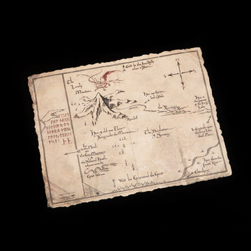 The Hobbit Art Print Thorin's Map 40 x 30 cm