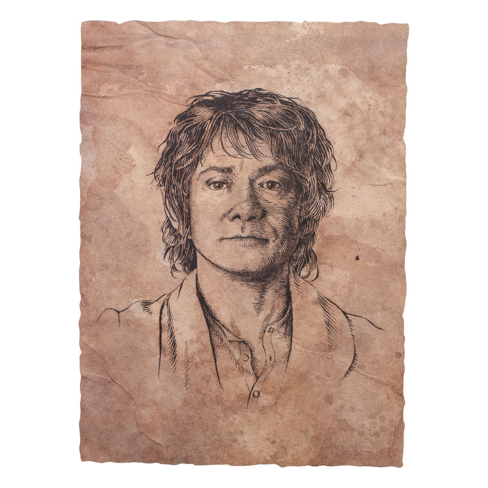 Portrait of Bilbo Baggins The Hobbit Art Print 21 x 28 cm