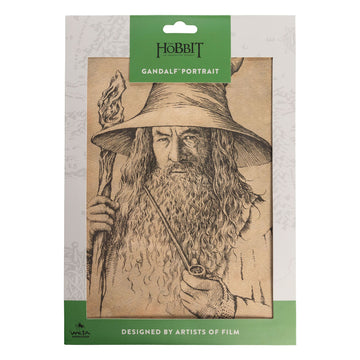 Portrait of Gandalf the Grey The Hobbit Art Print 21 x 28 cm