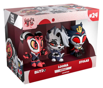 Blitzo, Loona & Stolas Helluva Boss Mini Tooz Mini 3-Pack Figurki 6 cm